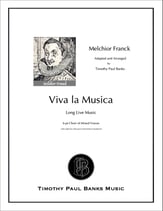 Viva la Musica SATB choral sheet music cover